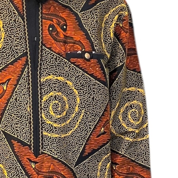 NEW Traditional African Print Men's Casual Top with Pants-Trousers - Picture 7 of 7